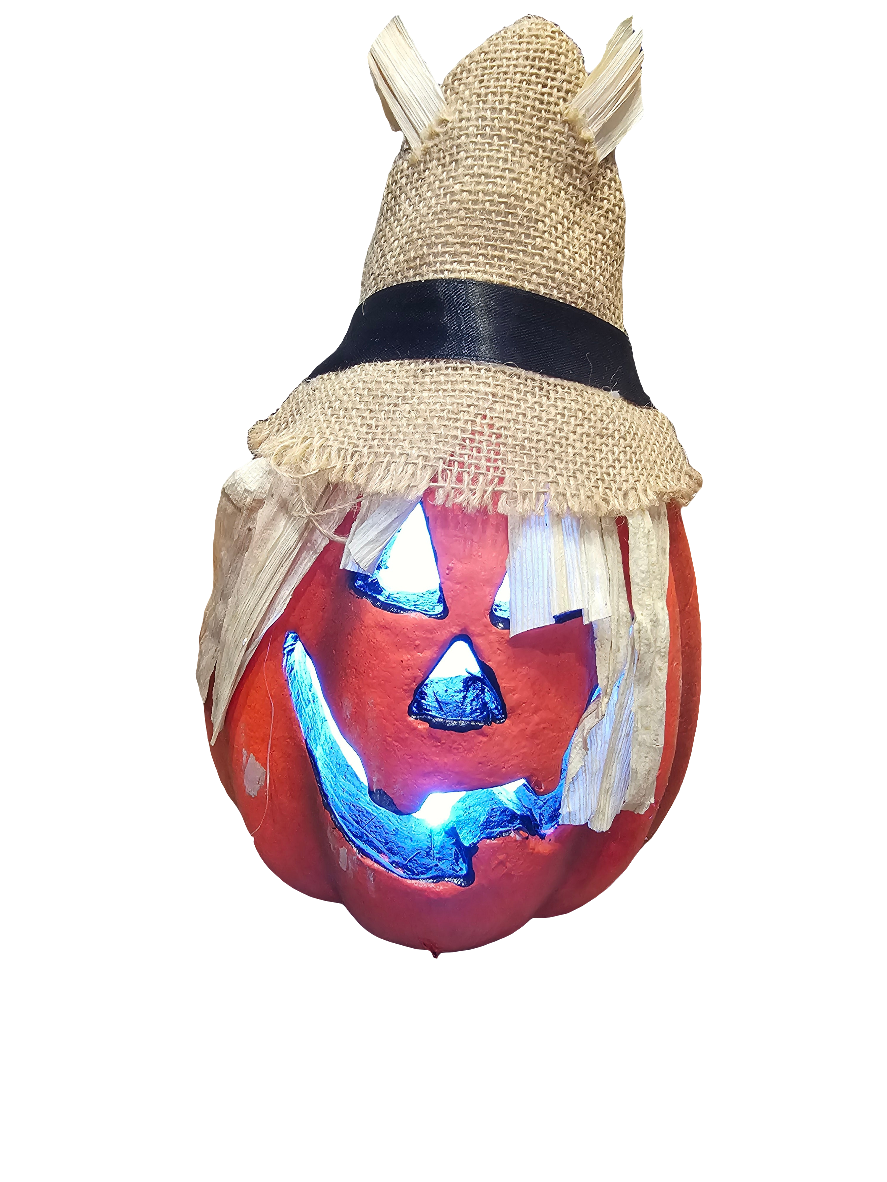 Light Up Pumpkin Ornaments