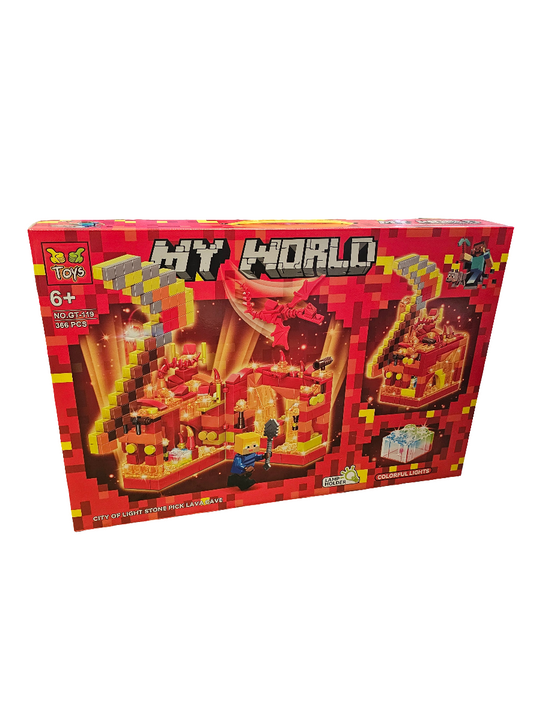 My World City of Light Lava Cave lego set