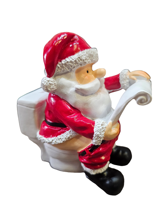 Father Christmas on Loo statue