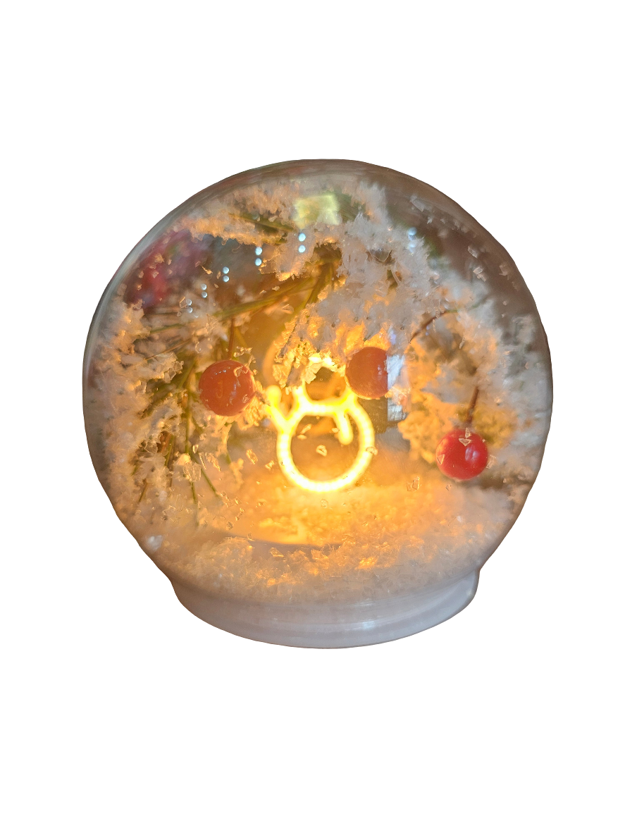 Frosty Christmas LED Ball Snowman