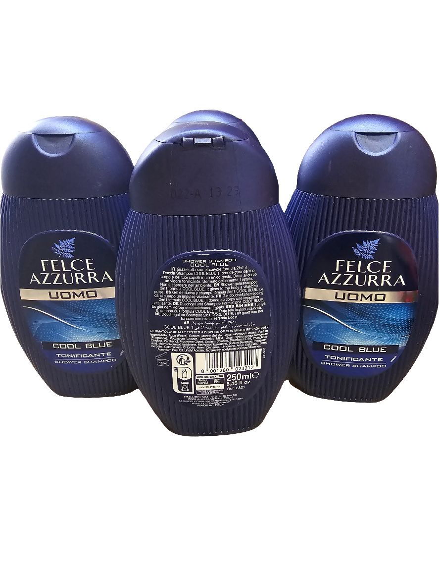 Felce Azzurra Cool Blue 2 in 1 Shower gel/Shampoo 250ml