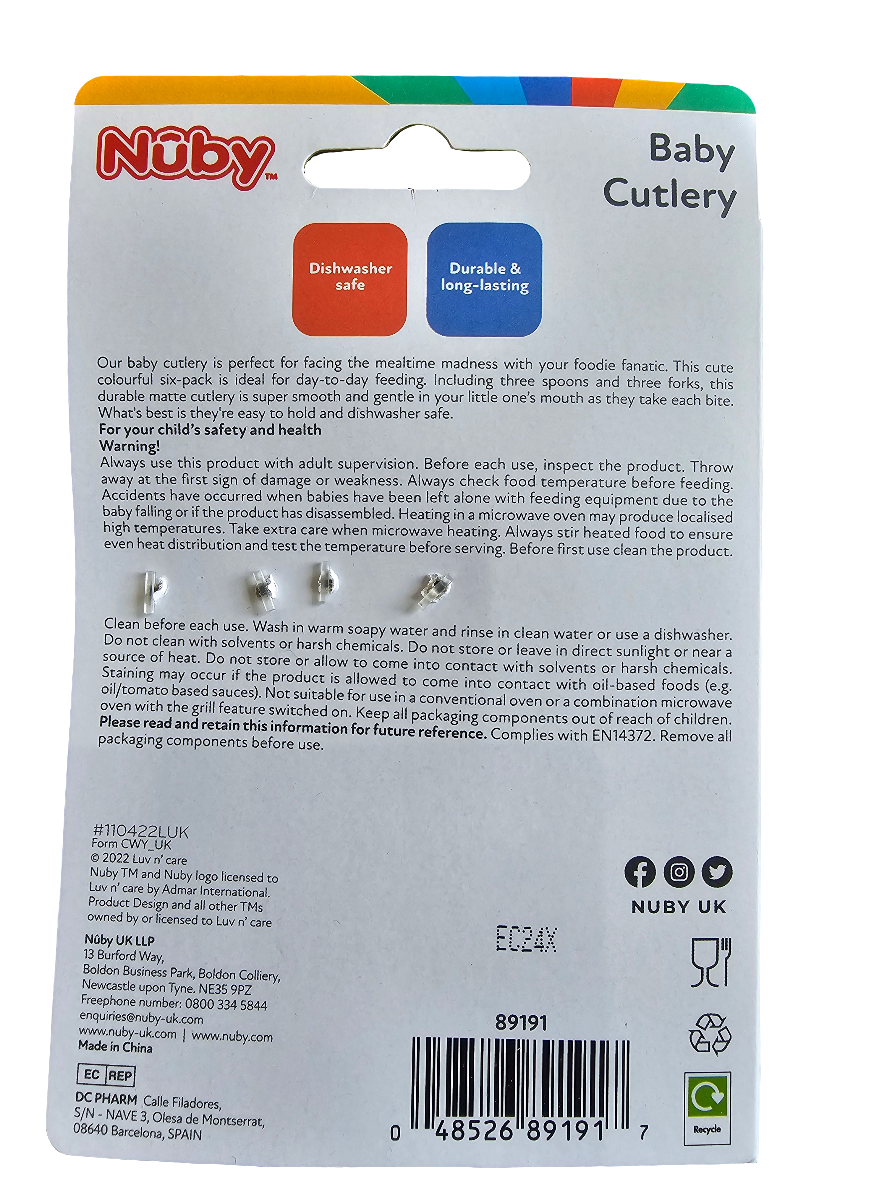 Nuby Baby Cutlery