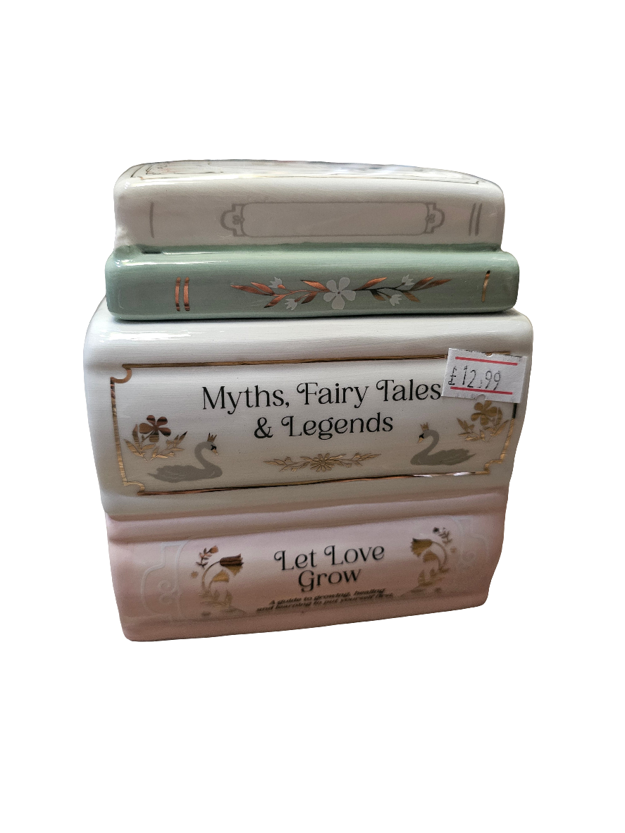 Book Stack Ceramic oil and wax burner