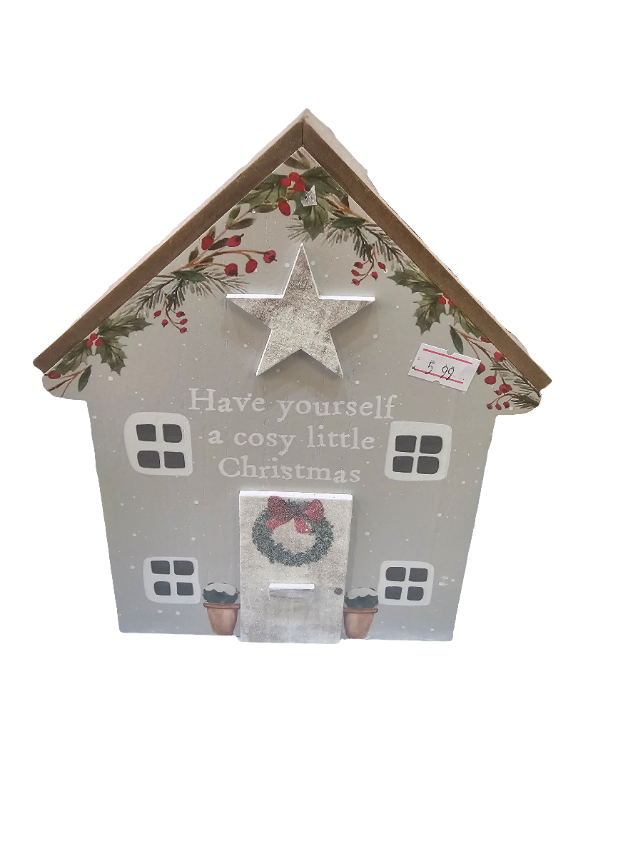 Cosy Christmas Tissue Box House