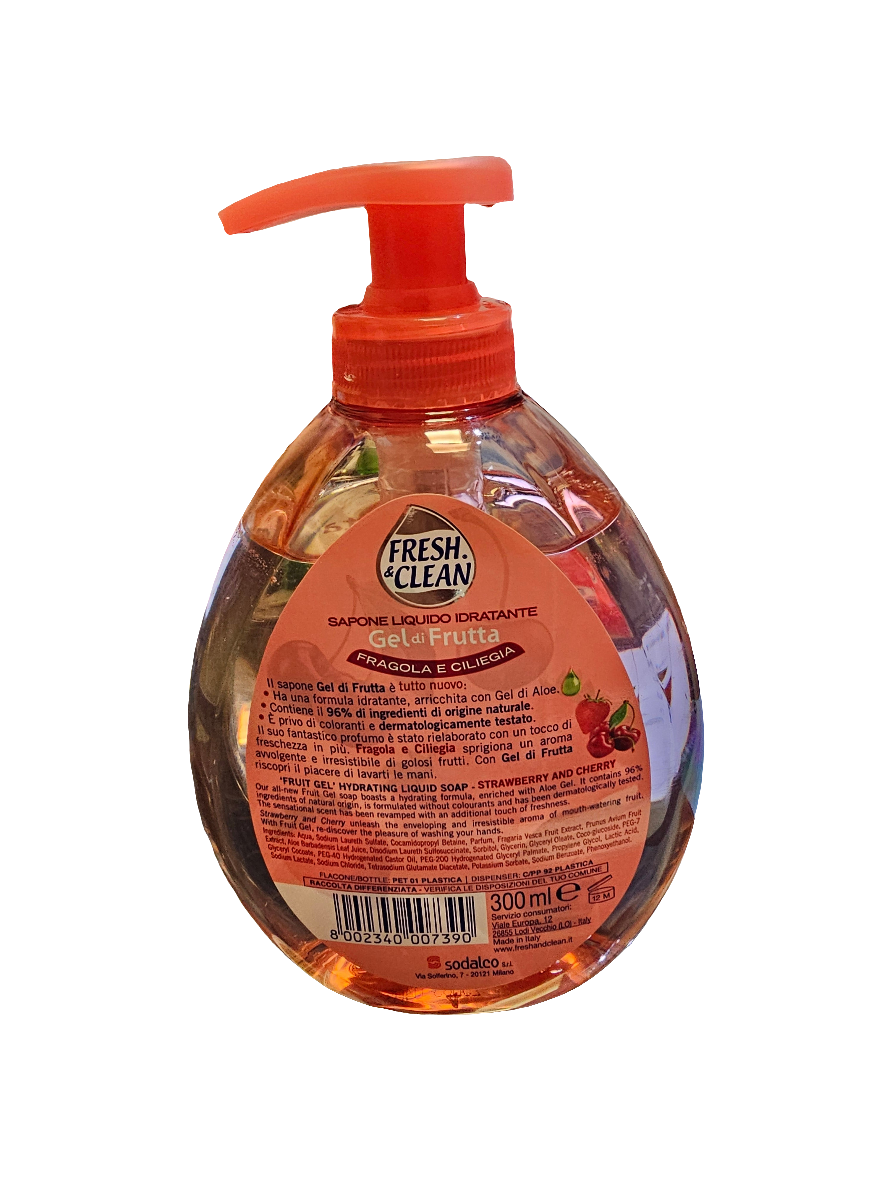 Fresh & Clean Strawberry Cherry Liquid Soap 300ml