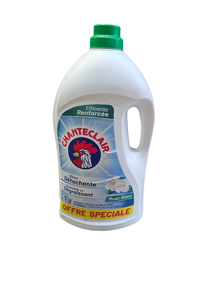 Chanteclair Ultra Détachante Degraissant Musc Blanc liquid laundry detergent 3600ml