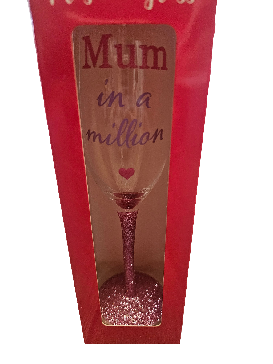 Mum in a Million Prosecco Glass