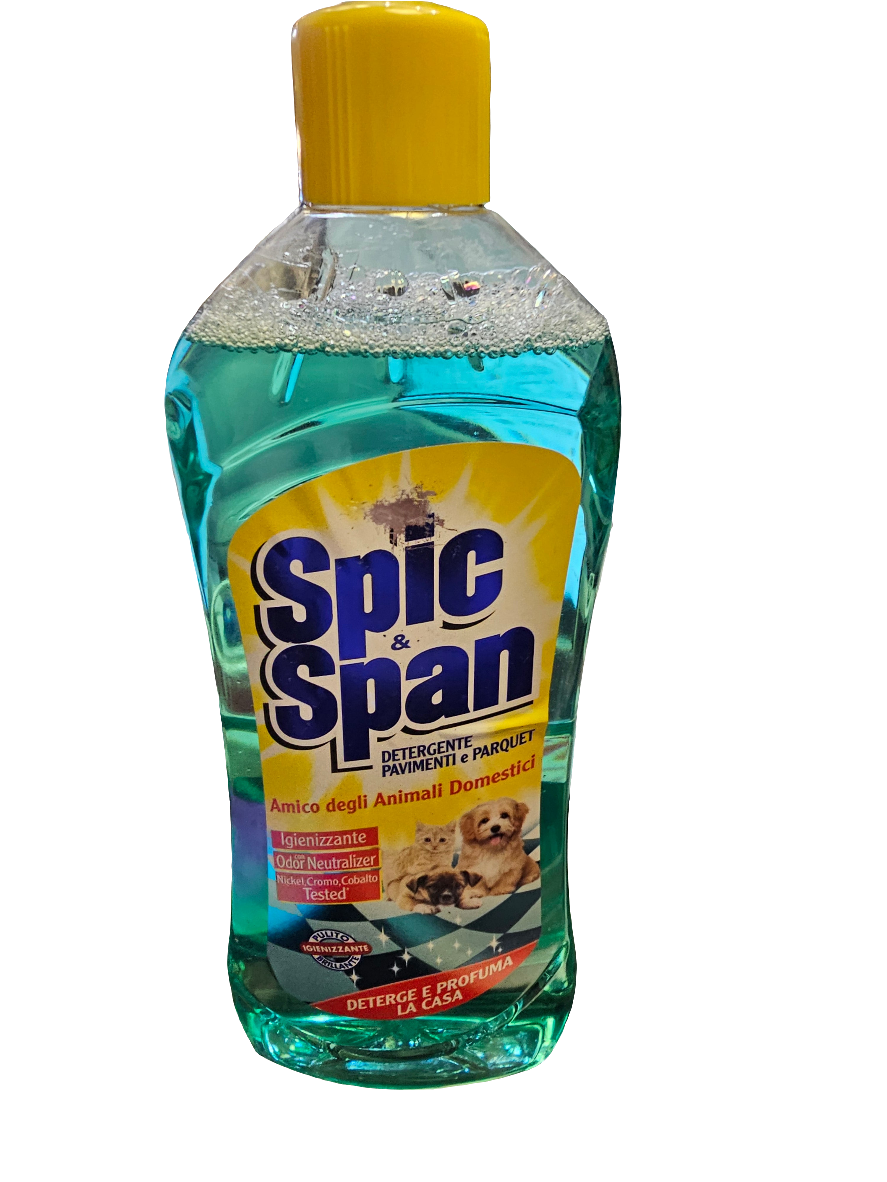 Spic & Span pet friendly Floor Fluid 1L - Household Cleaning Agent with Odour neutraliser Cleaner