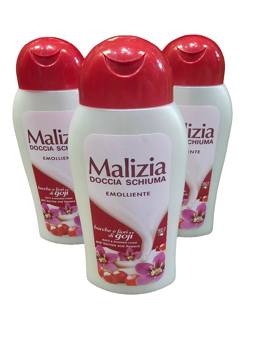 Malizia Goji Berries and Flowers Bath and shower foam 300ml