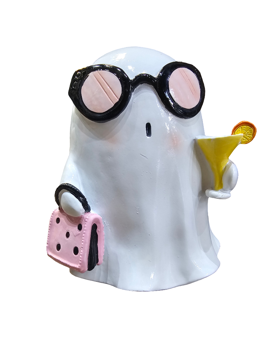 Fashion Ghost Statue, perfect for the spooky season