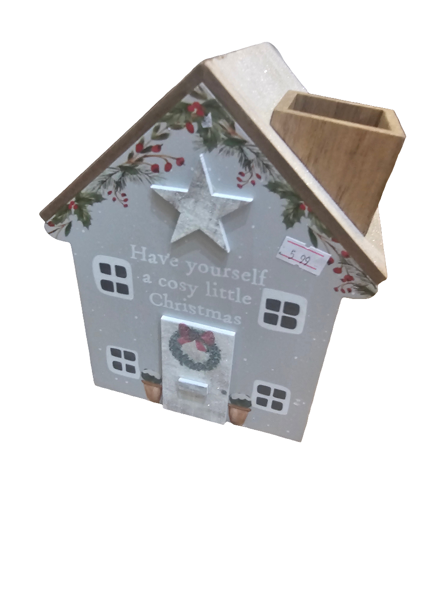 Cosy Christmas Tissue Box House