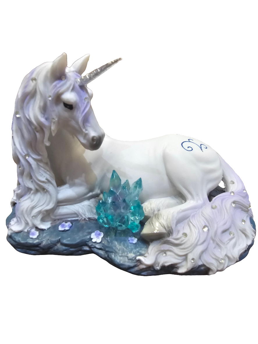 Jewelled Tranquility Unicorn Statue 19cm