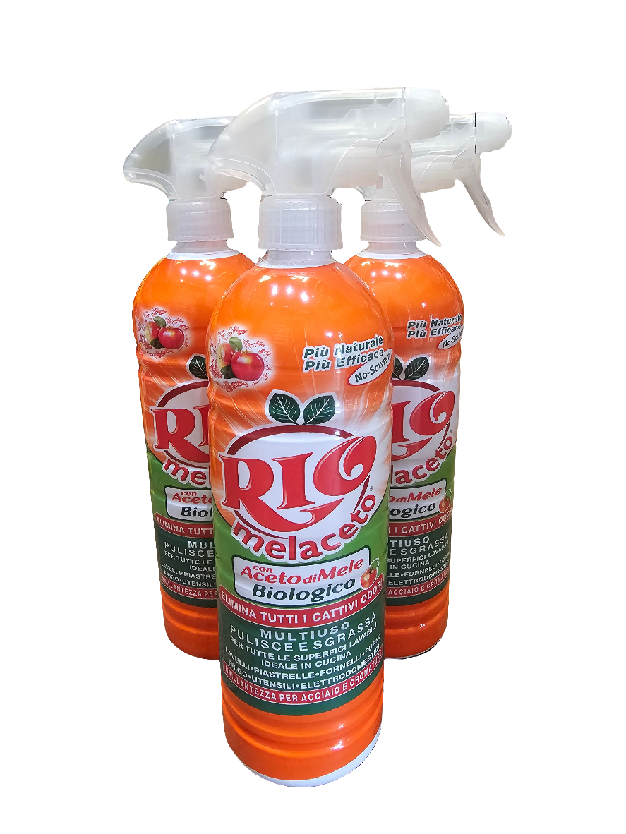 Rio Melaceto, multi-purpose degreaser and cleaner with organic apple vinegar 800ml