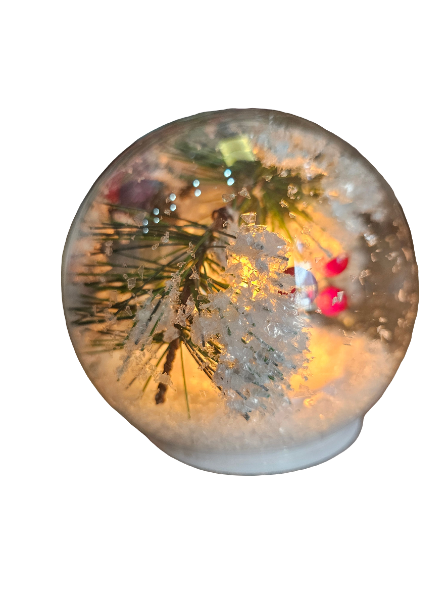 Frosty Christmas LED Ball Snowman