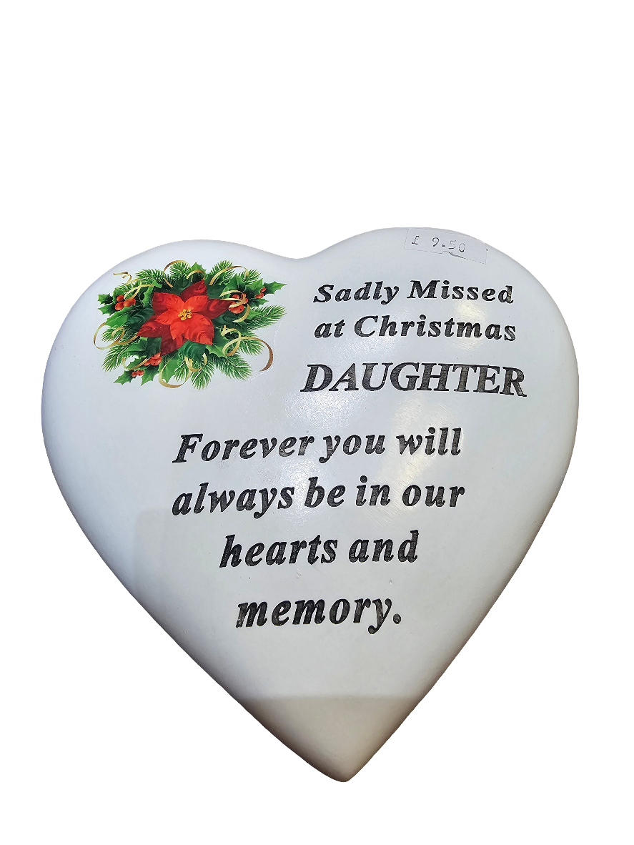 Missed at Christmas Daughter Memorial Stone