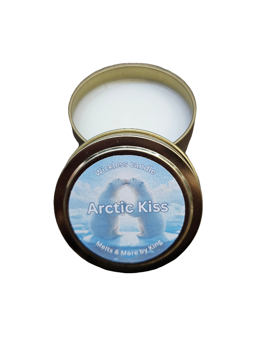 Gold Tin Wickless Candles for Candle Lamps, 100g, Various Scents