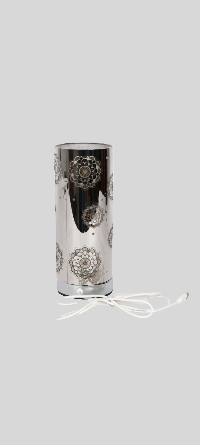 Silver Buddha Mandala Electric Aroma Lamp
