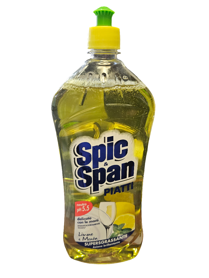 Spic and Span Limone e Menta Washing Up Liquid 1000ml