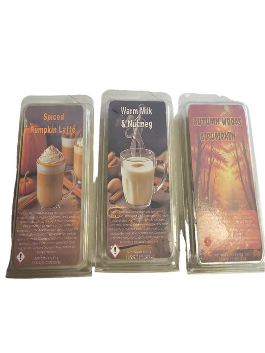 Autumnal Inspired 50g Wax Bars