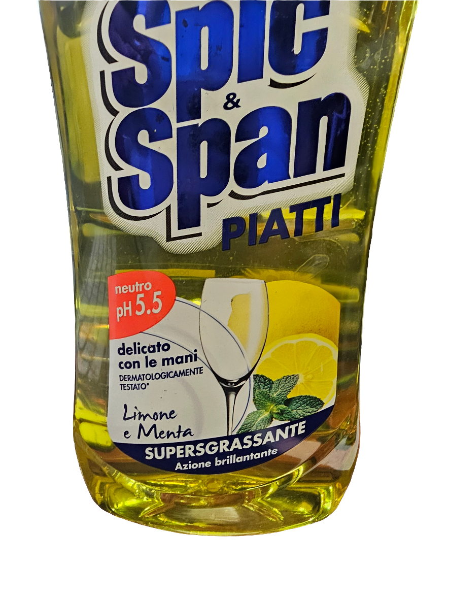 Spic and Span Limone e Menta Washing Up Liquid 1000ml