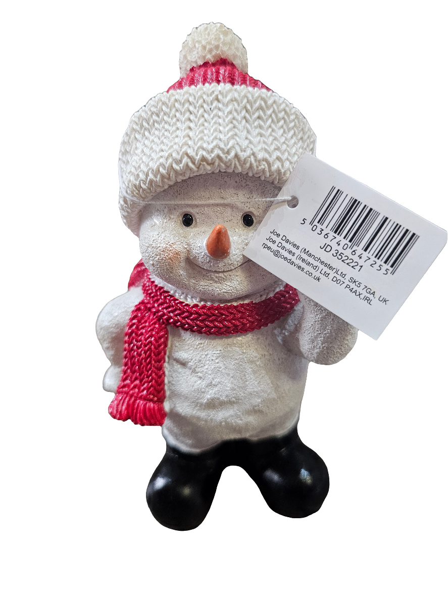 Snowman Behaving  Badly 16cm Statue
