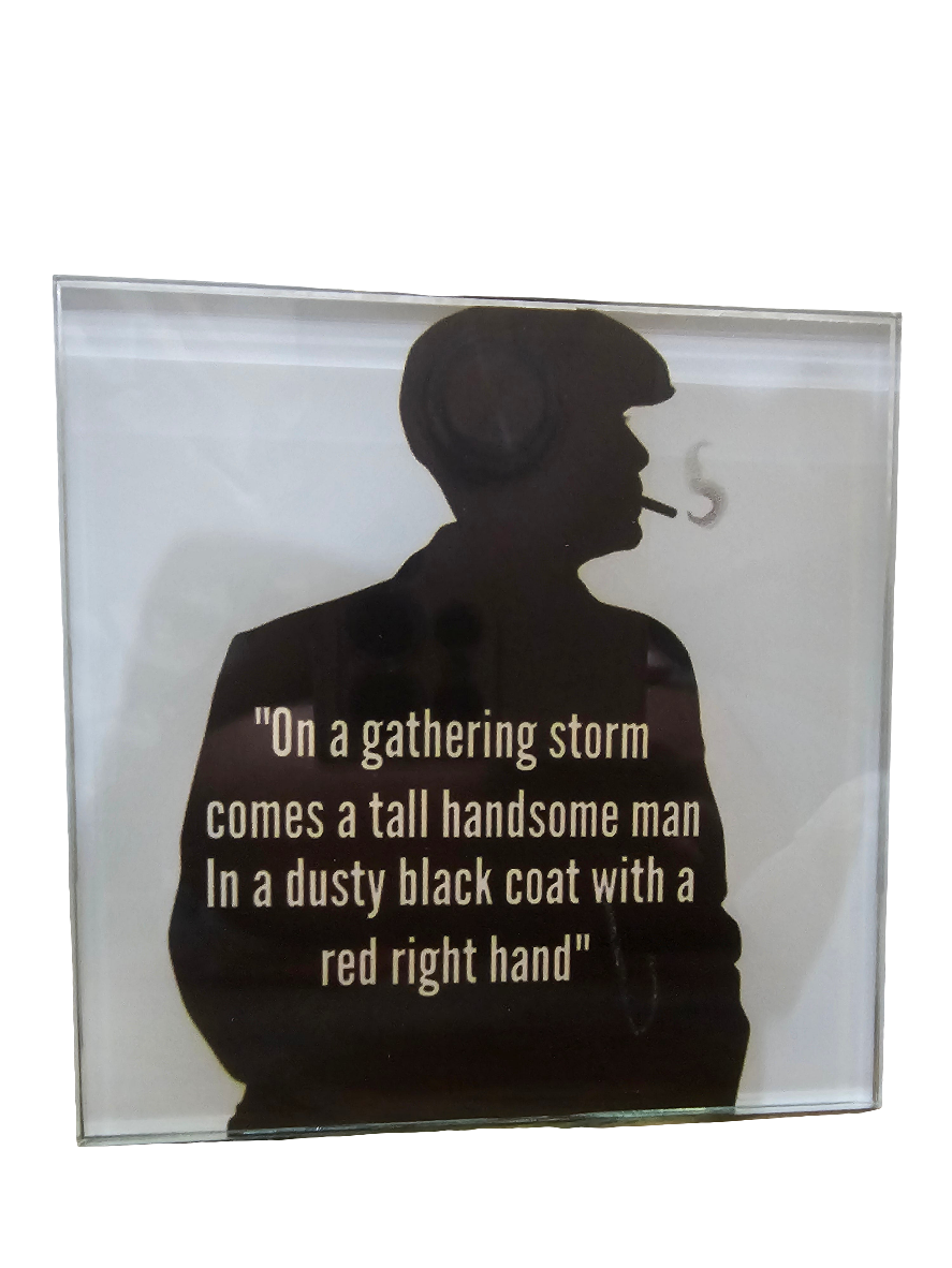 Square Glass Coasters various designs