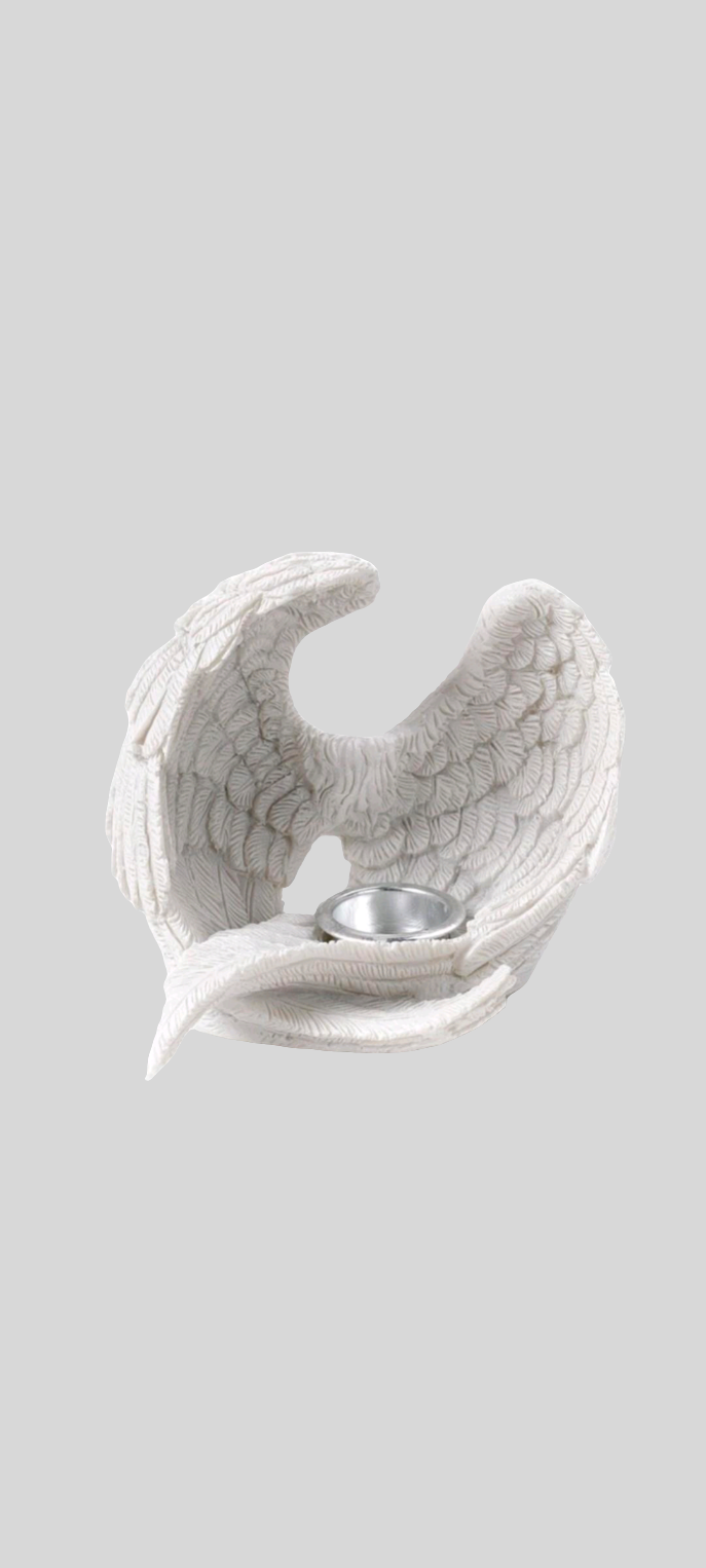 Angel wings incense cone burner