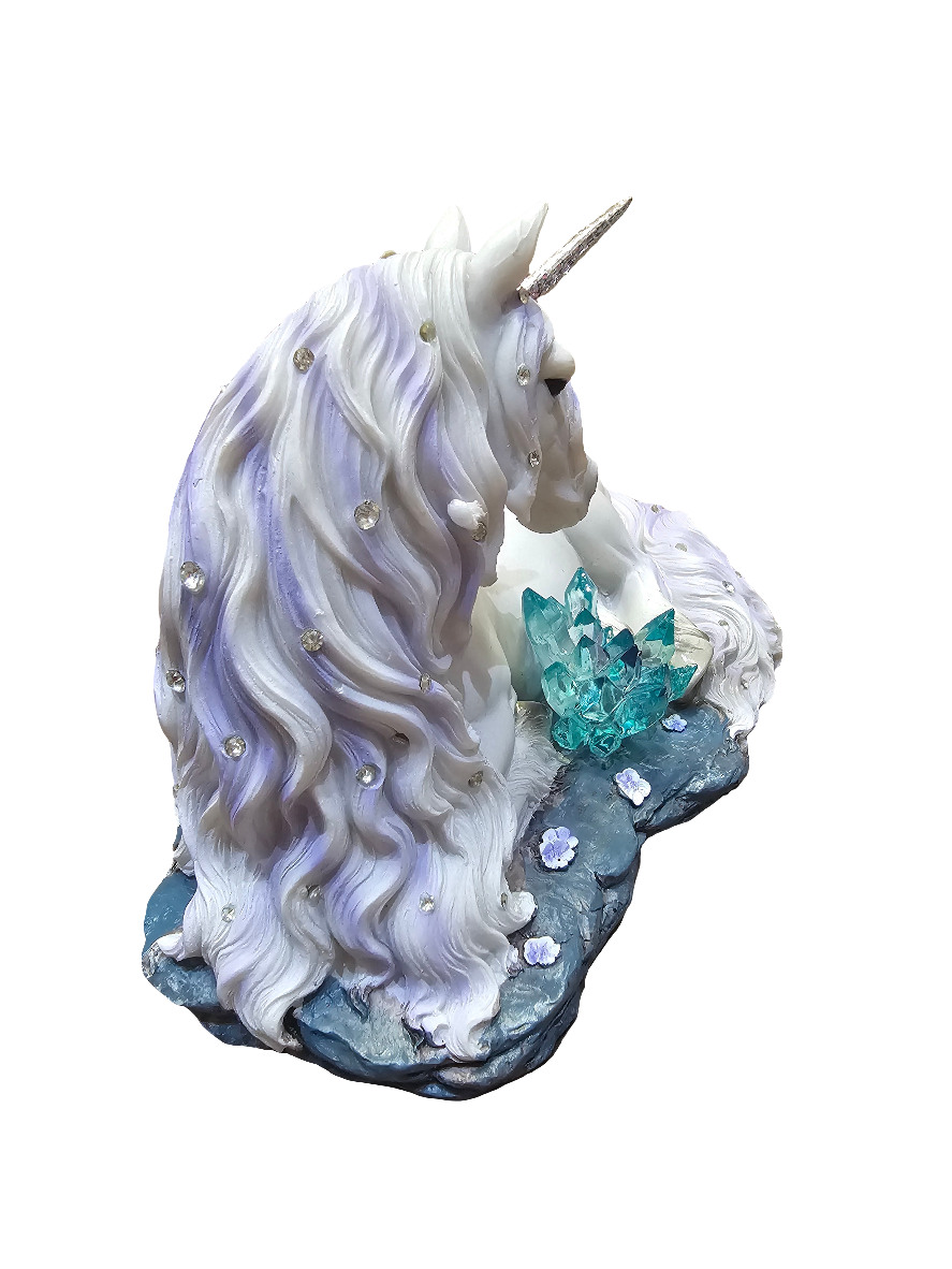 Jewelled Tranquility Unicorn Statue 19cm