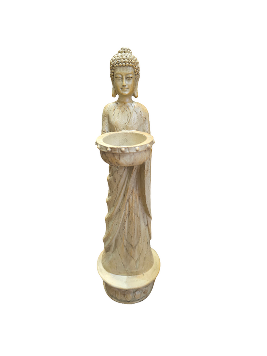 30cm Buddha statue with integrated candle or tealight holder