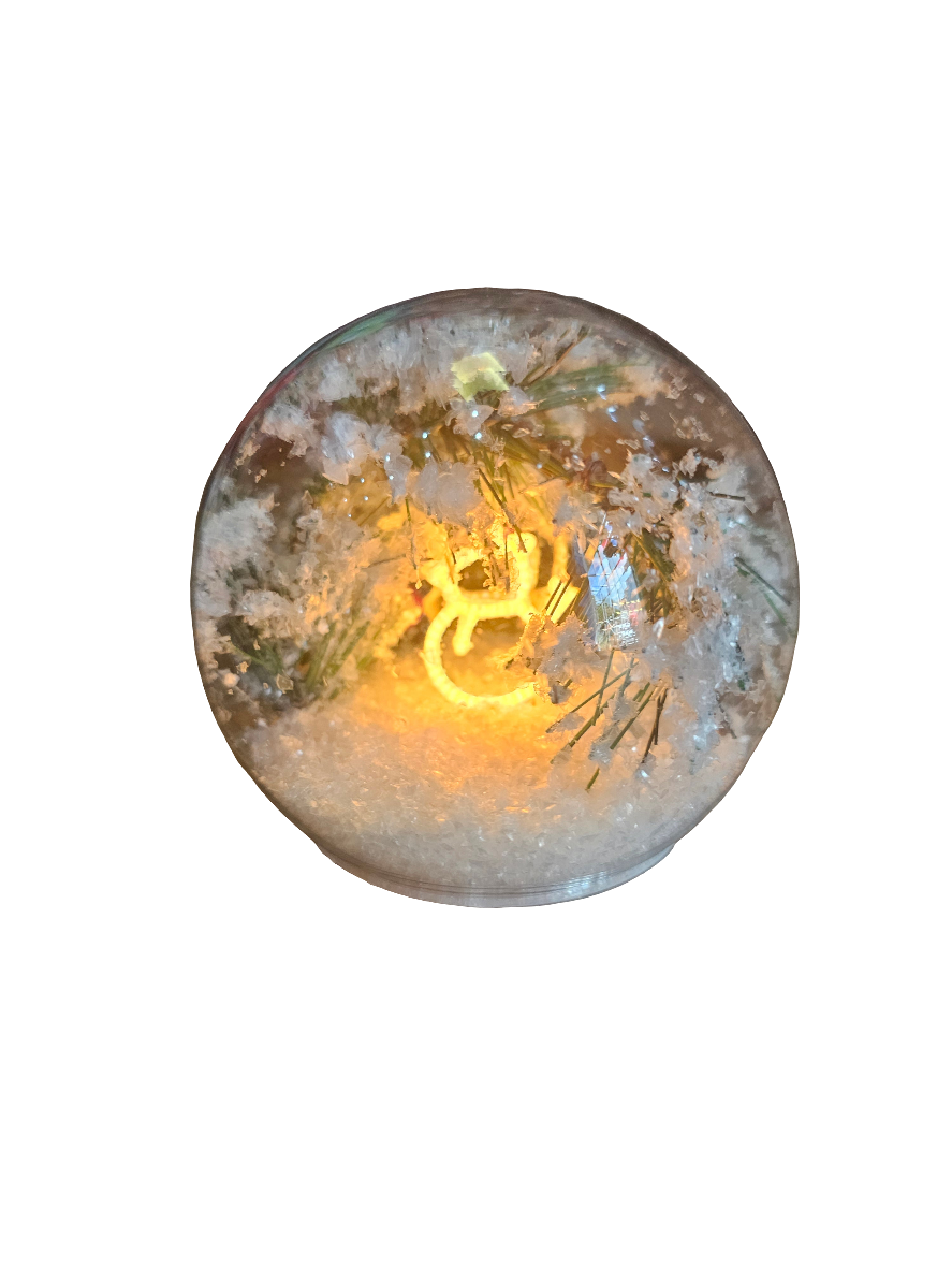 Frosty Christmas LED Ball Snowman