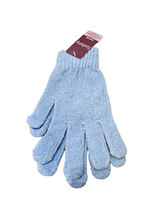 Ladies Chenille Winter Gloves - Soft and Cozy