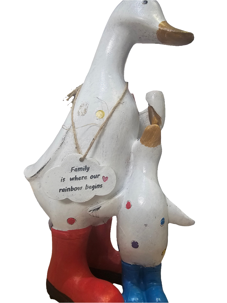 Rainbow Brolly Mother Duck