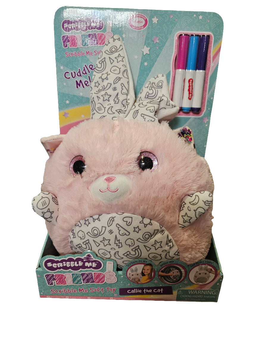 Scribble me soft toy - 3 designs