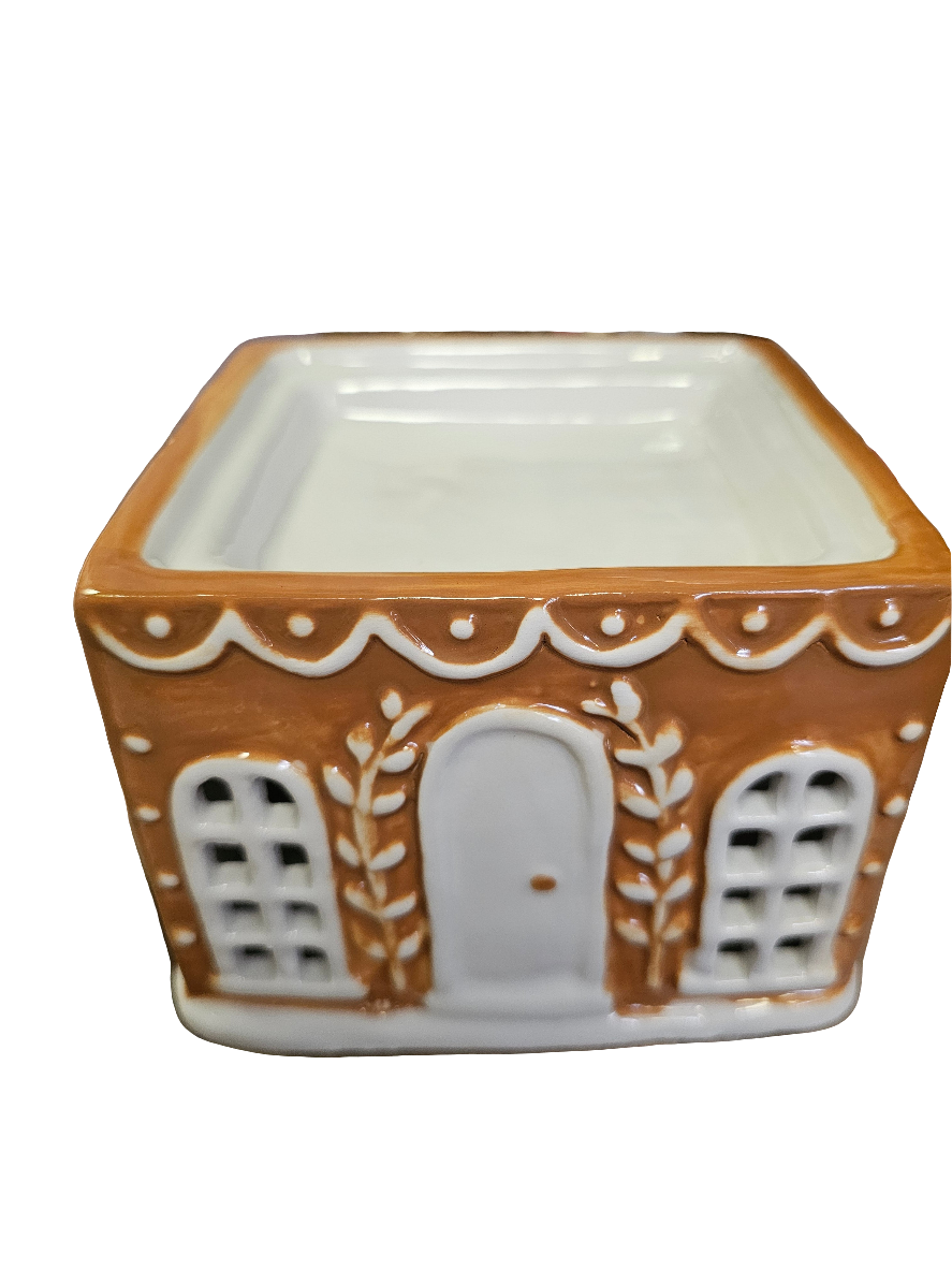 Gingerbread House Ceramic Wax Burner