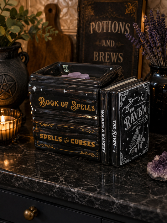 Book of Spells Ceramic Oil and Wax Burner