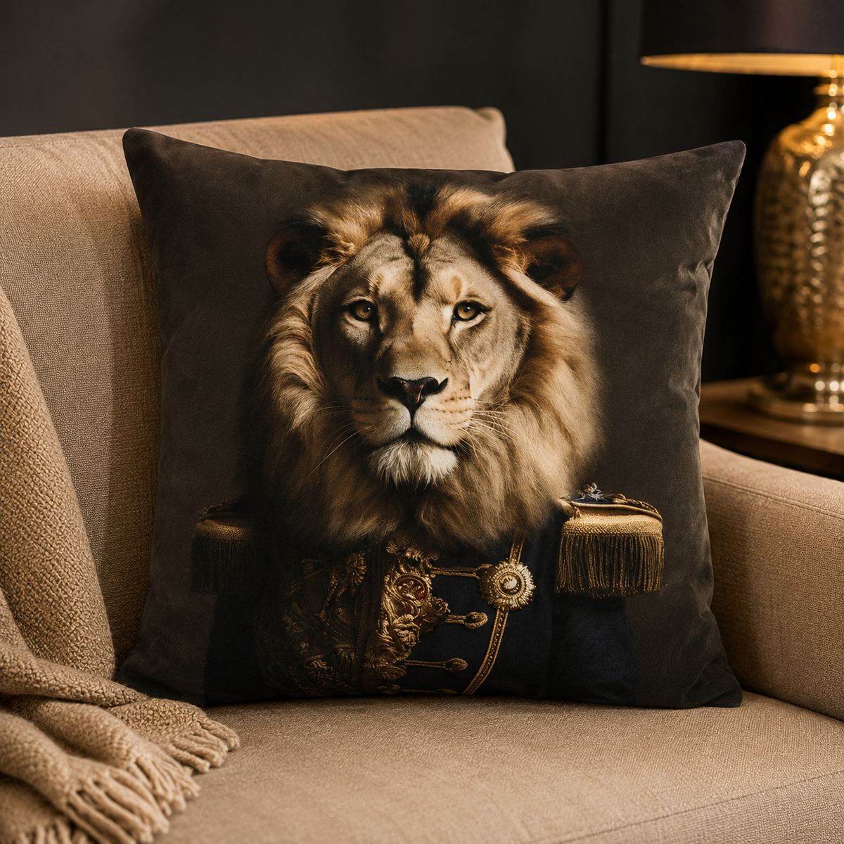 Top Dog Cushion Lion