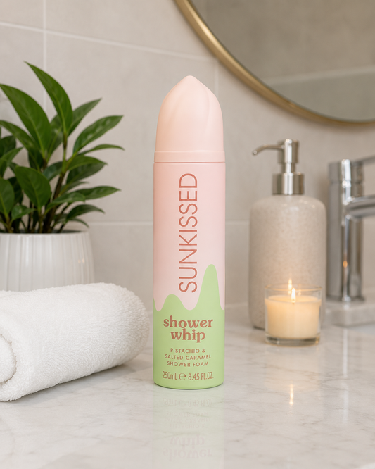 Sunkissed Shower Whip in Pistachio & Salted Caramel
