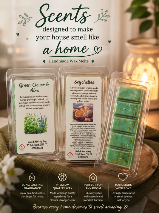 Wax Melt Bars for Home Fragrance 50g