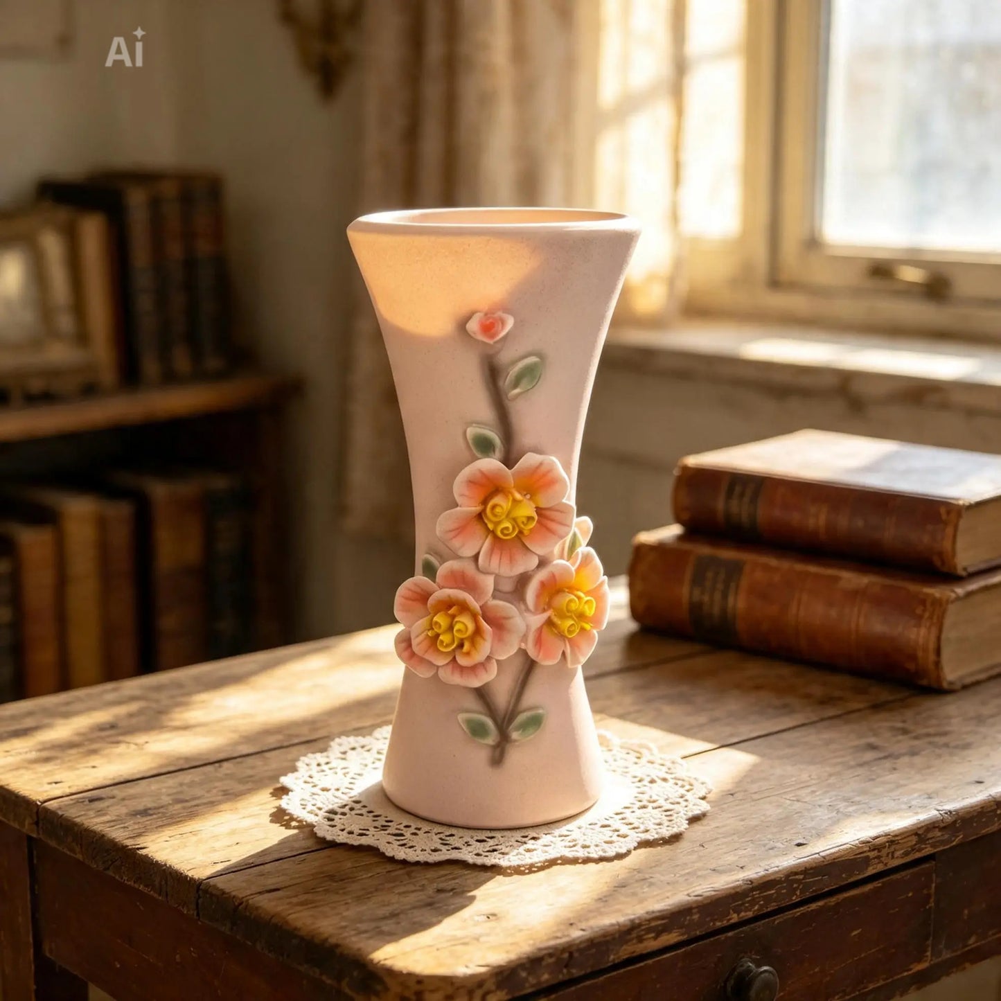 Add timeless charm to your home décor with this exquisite handmade vase.