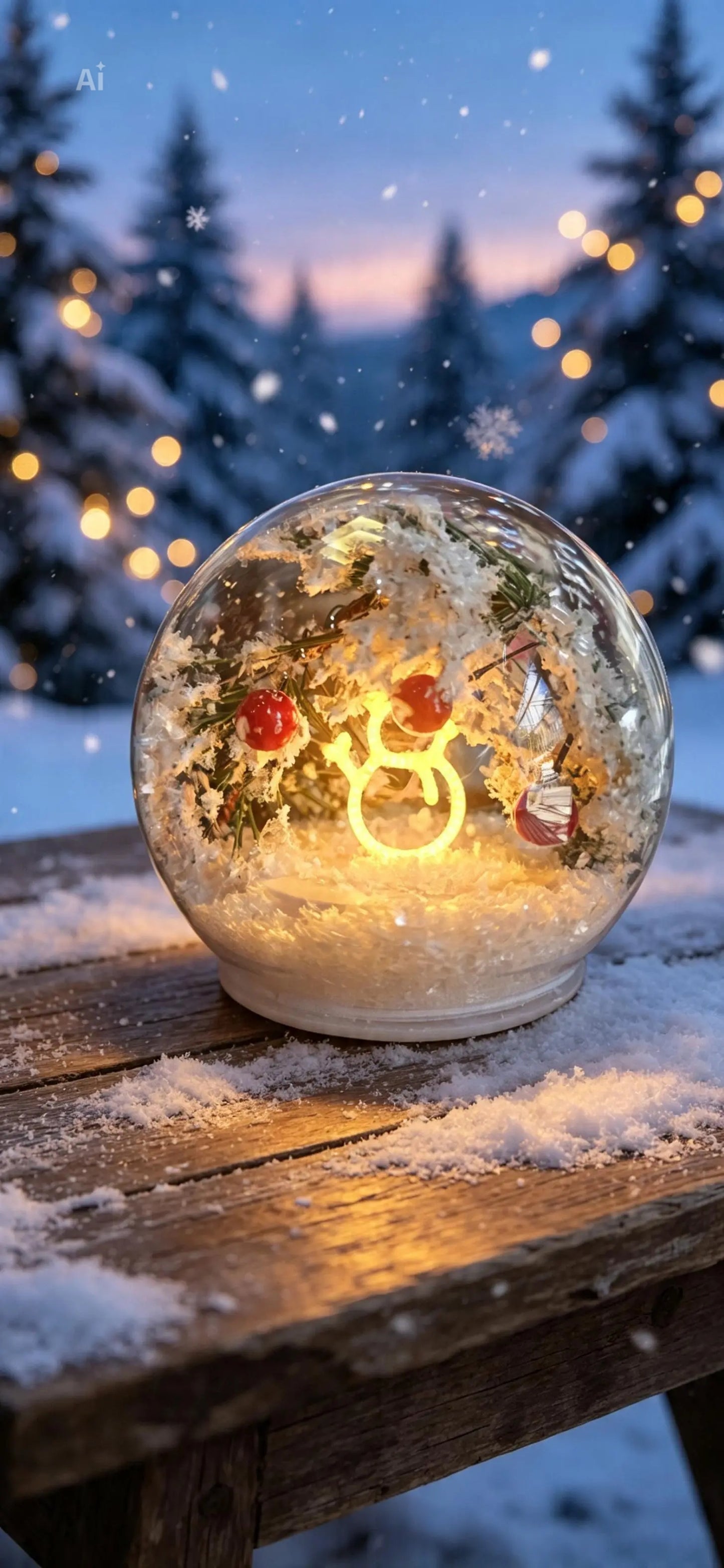 Frosty Christmas LED Ball Snowman 2 sizes