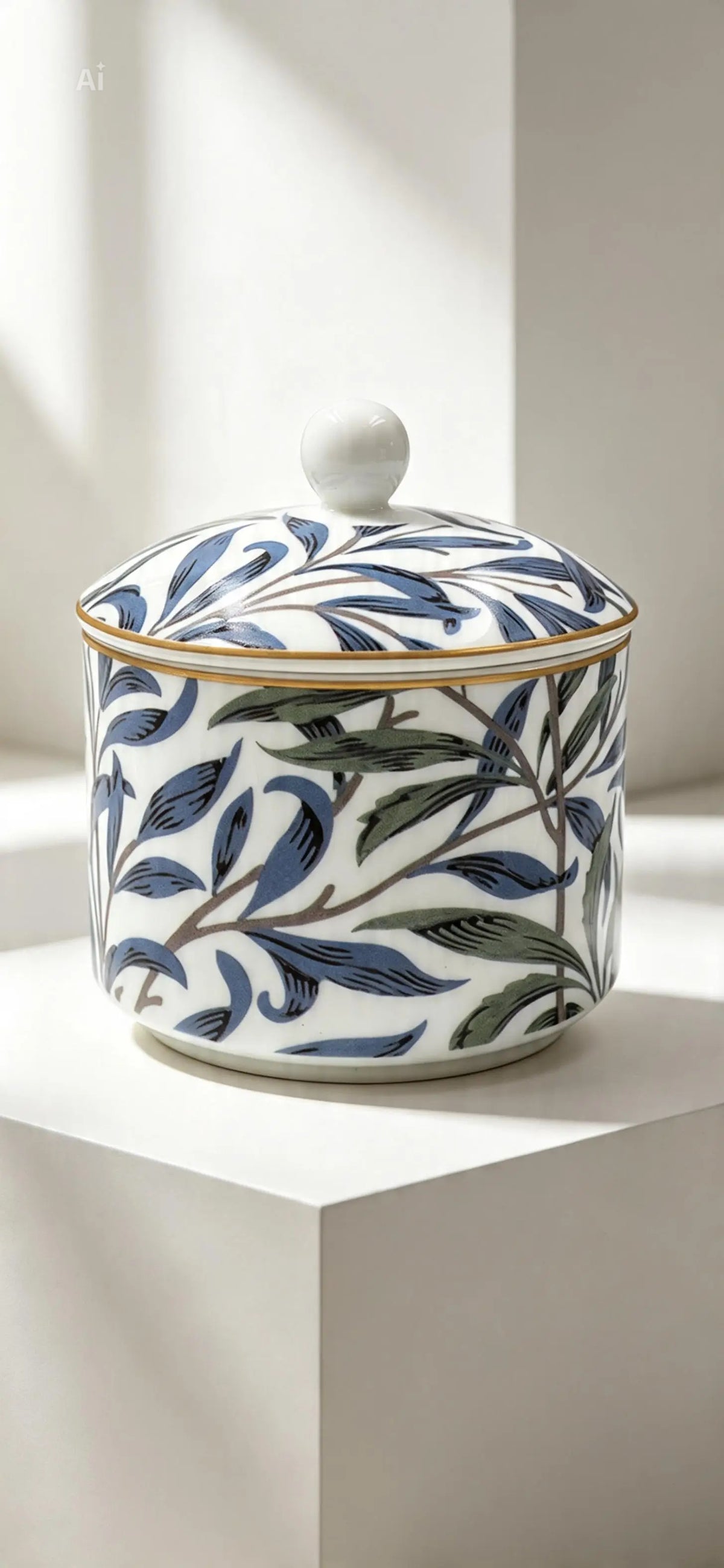 Willow bough sugar bowl