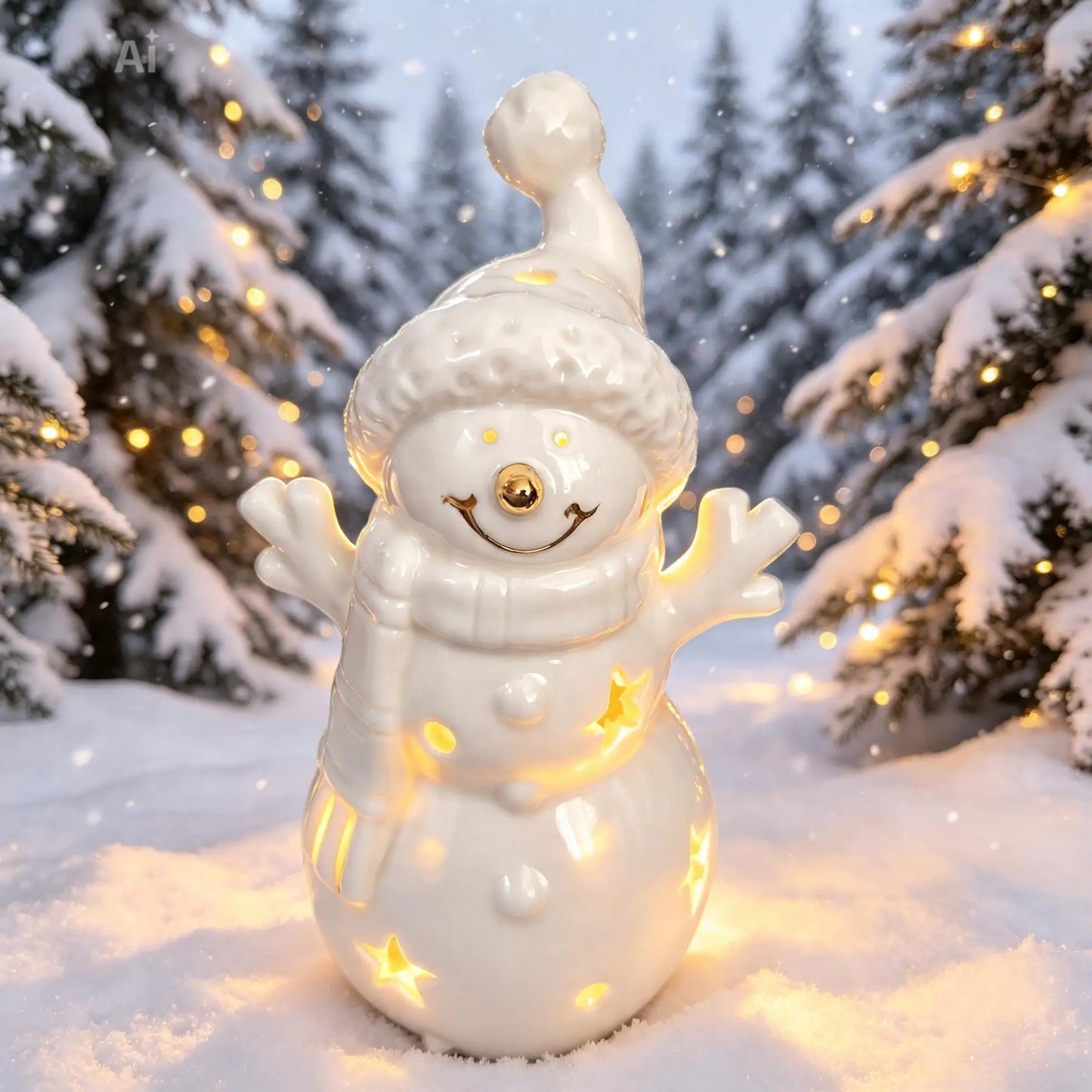 Frosty LED Snowman Small