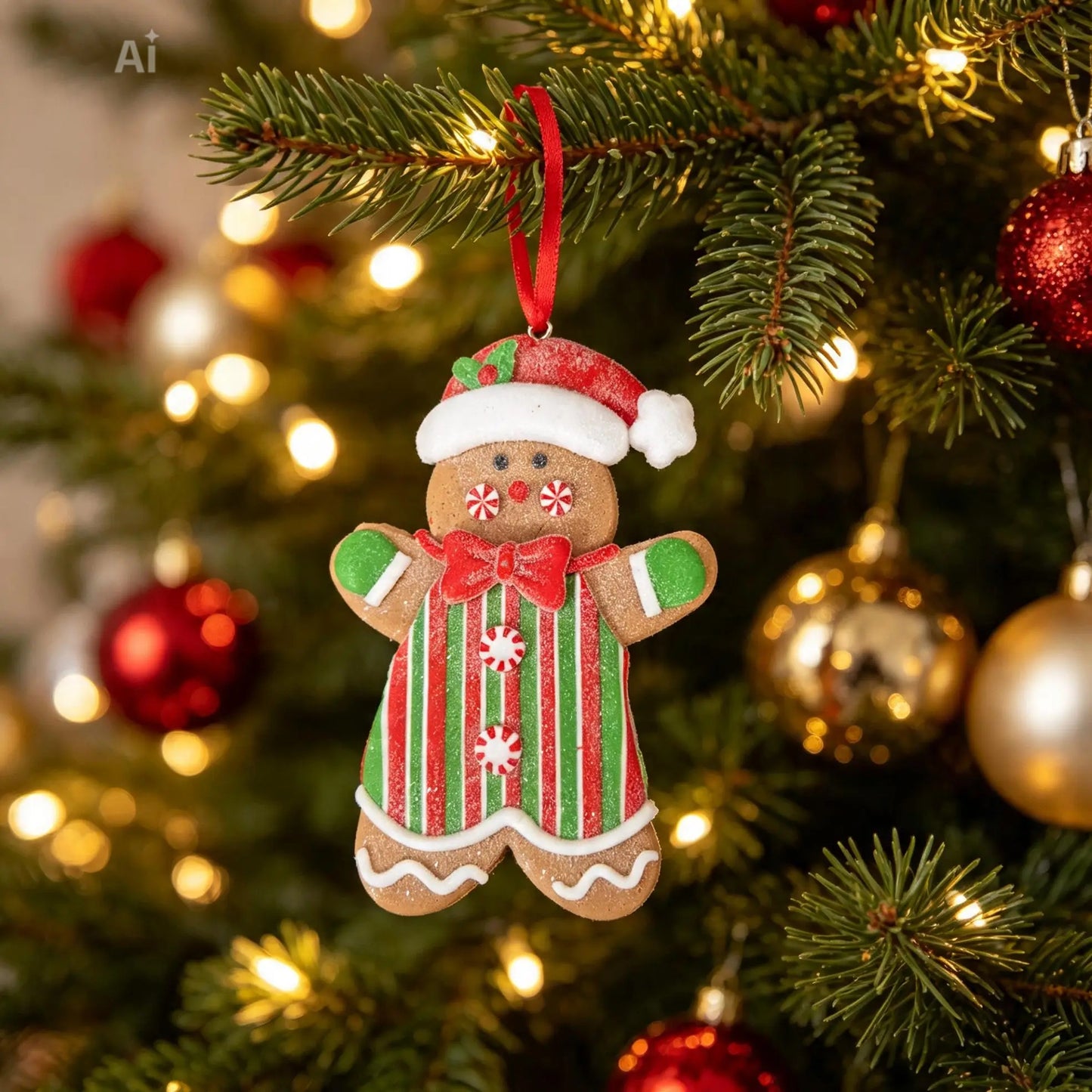 Christmas Cookie Gingerbread People Medium Hanging Ornaments