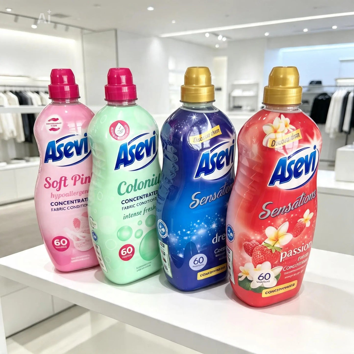 Asevi spanish Fabric softeners various scents
