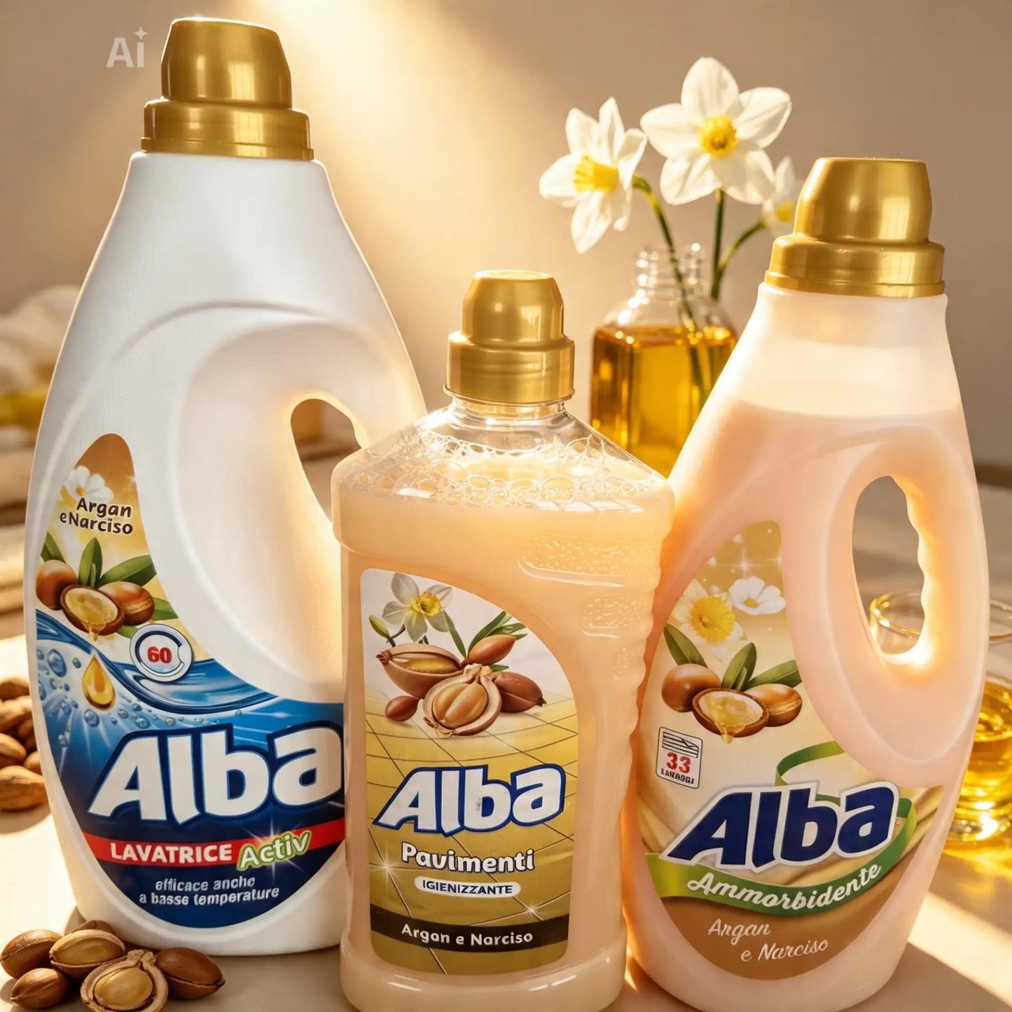 Argan Italian laundry and home cleaning bundle