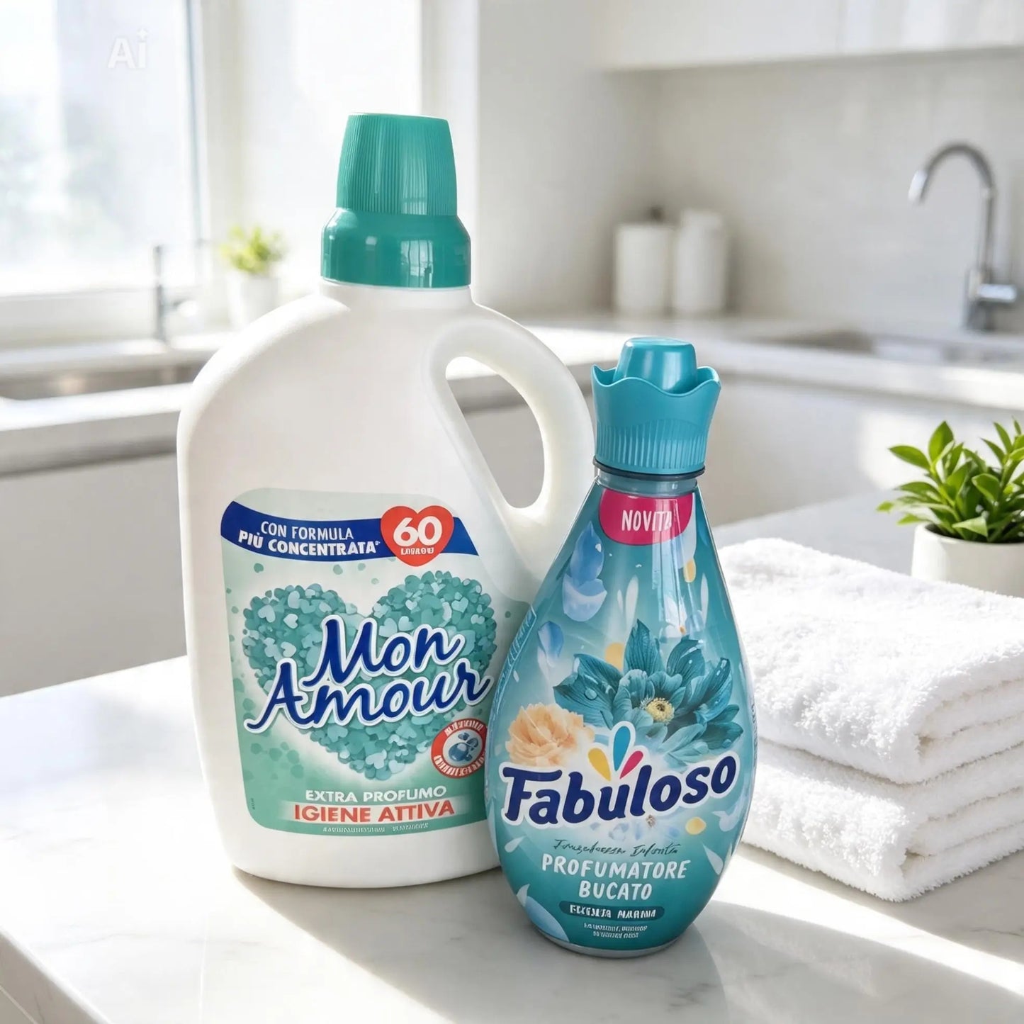 Italian laundry bundle softener plus laundry perfume