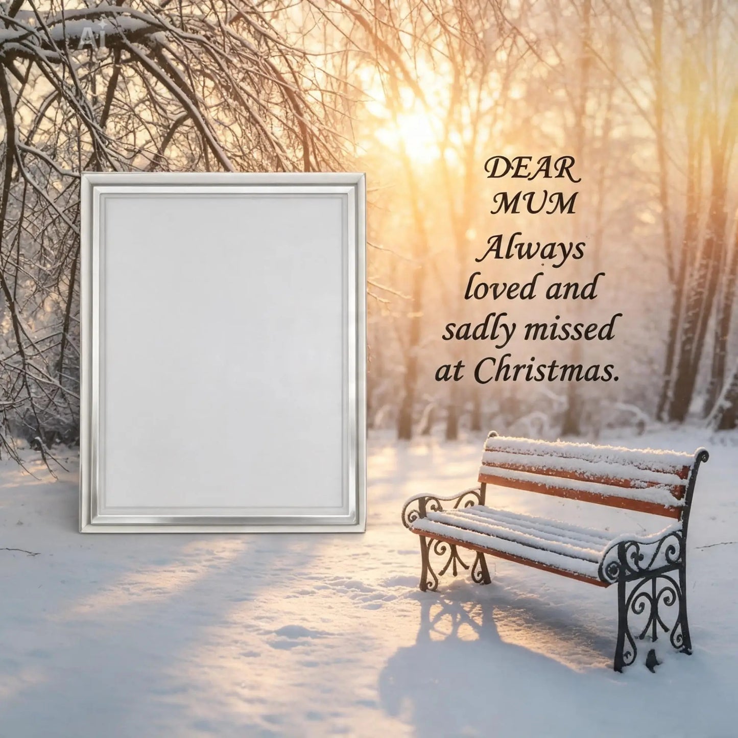 Christmas memory frames 2 varients