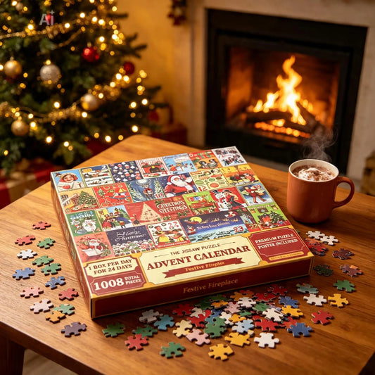 Christmas advent jigsaw puzzle