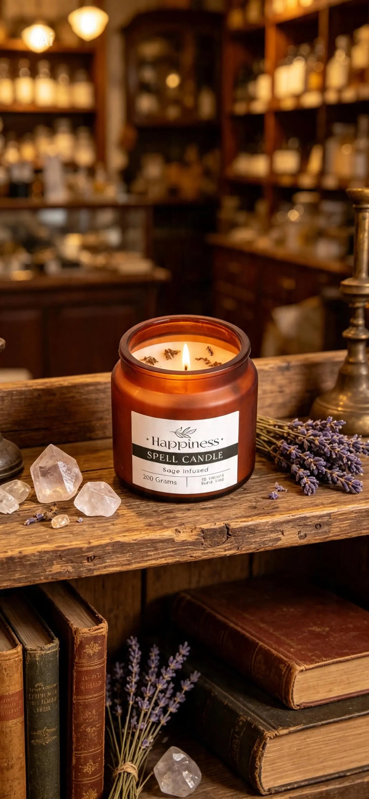 Infused spell candles