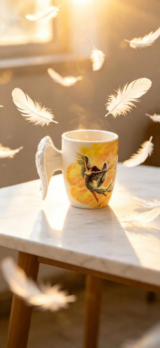 Angel wings cup.